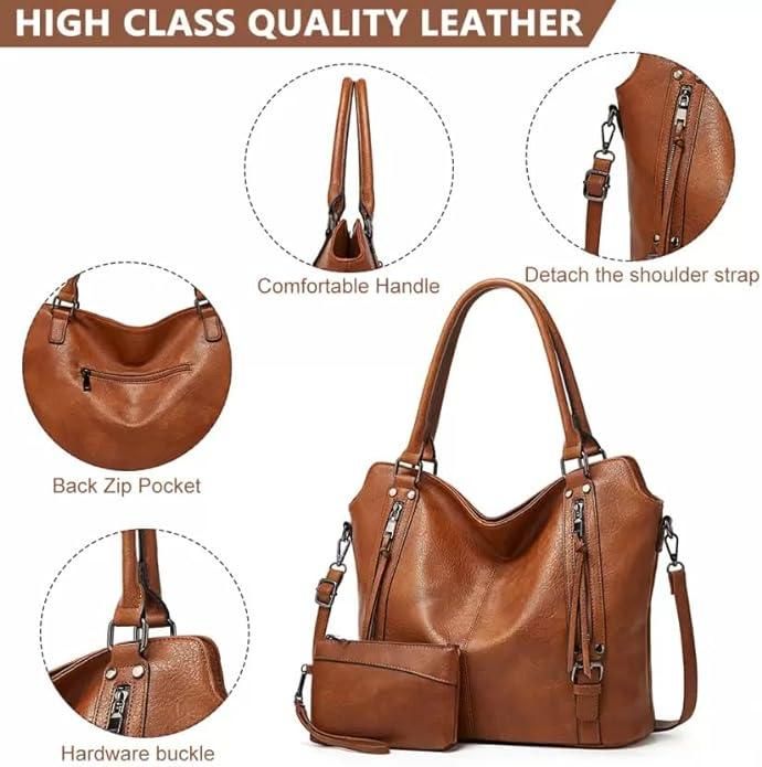 Tote Bags For Women PU Leather Hobo Bags